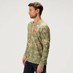 Men's Ltd Grid Floral L/S Tee