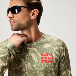 Men's Ltd Grid Floral L/S Tee