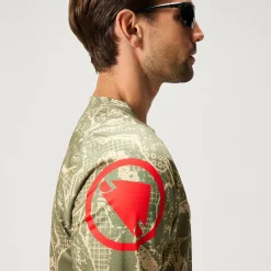 Men's Ltd Grid Floral L/S Tee