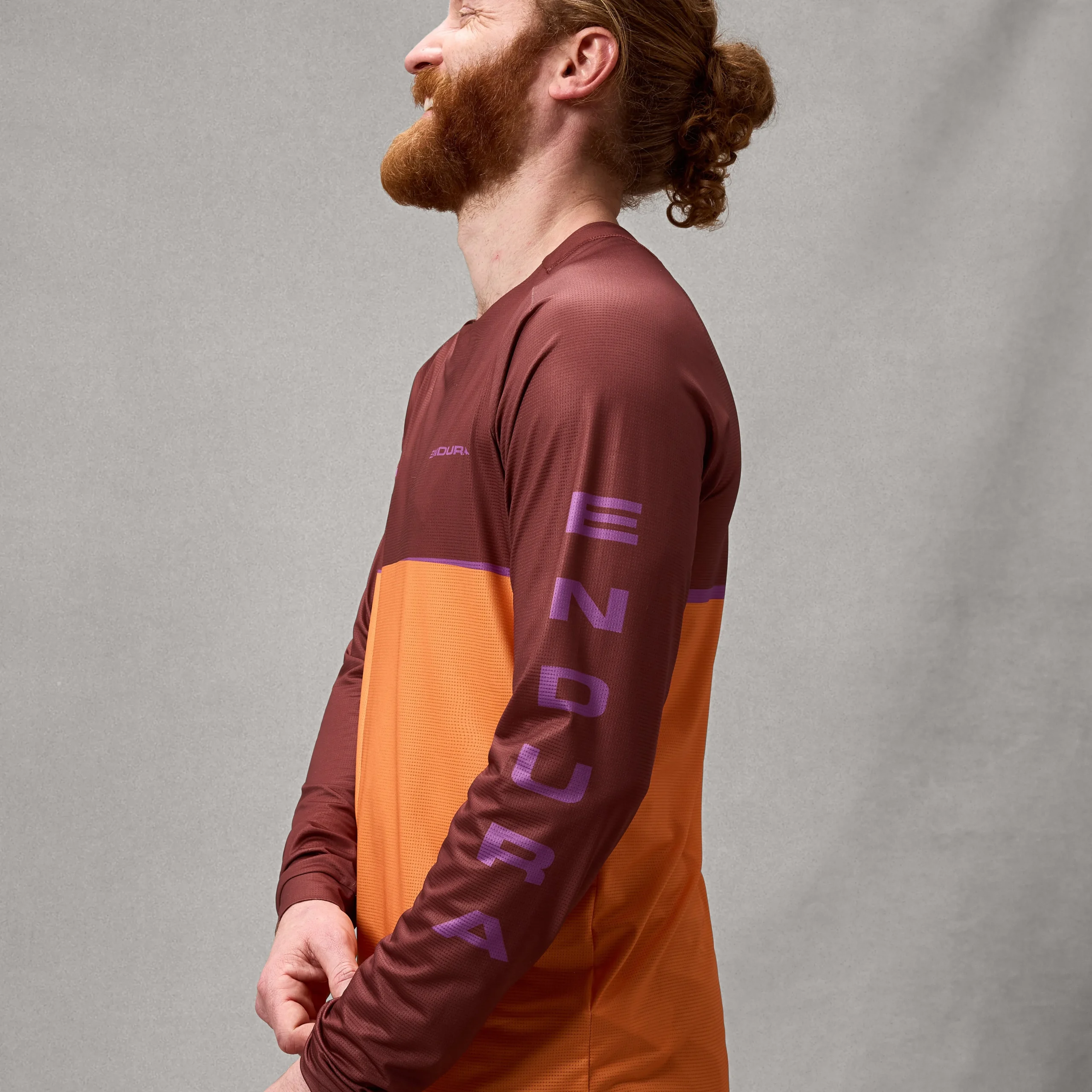 Men's SingleTrack Core Printed L/S Tee