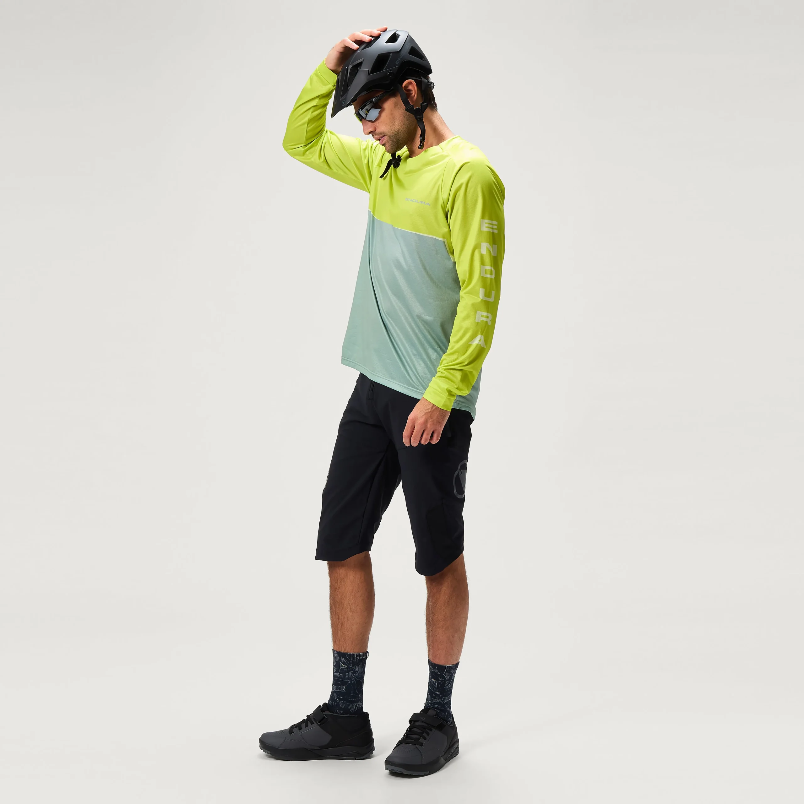 Men's SingleTrack Core Printed L/S Tee