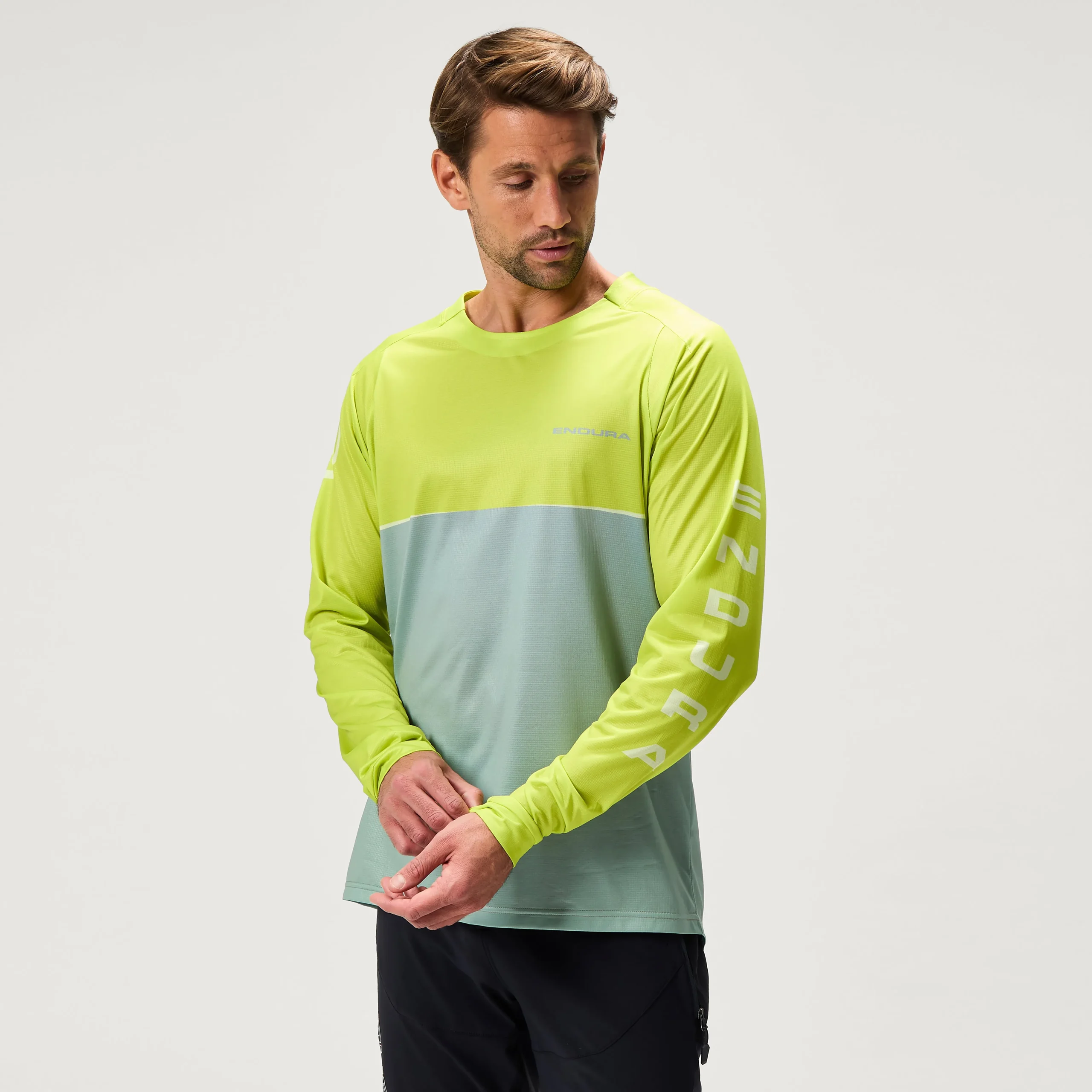 Men's SingleTrack Core Printed L/S Tee