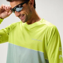 Men's SingleTrack Core Printed L/S Tee