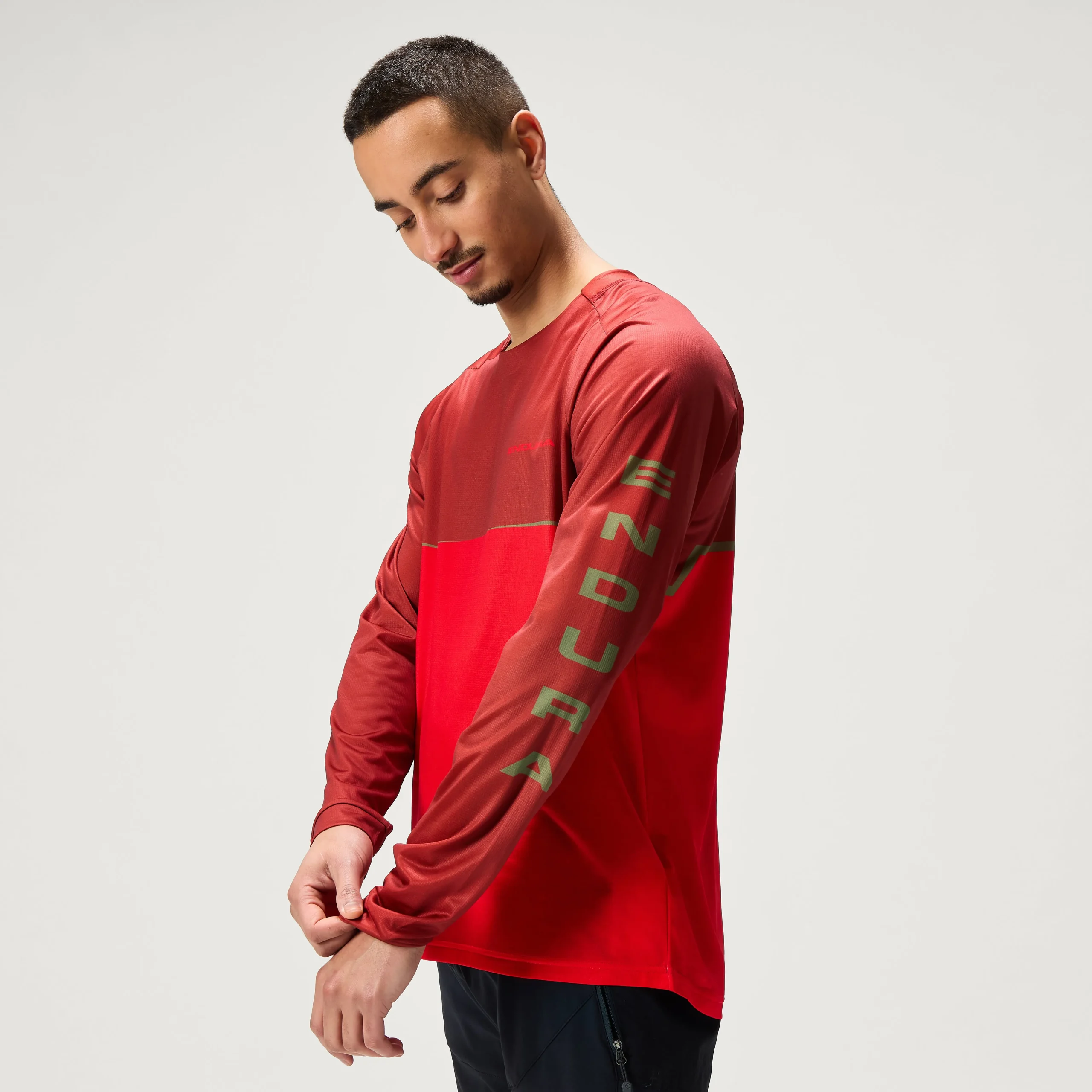 Men's SingleTrack Core Printed L/S Tee