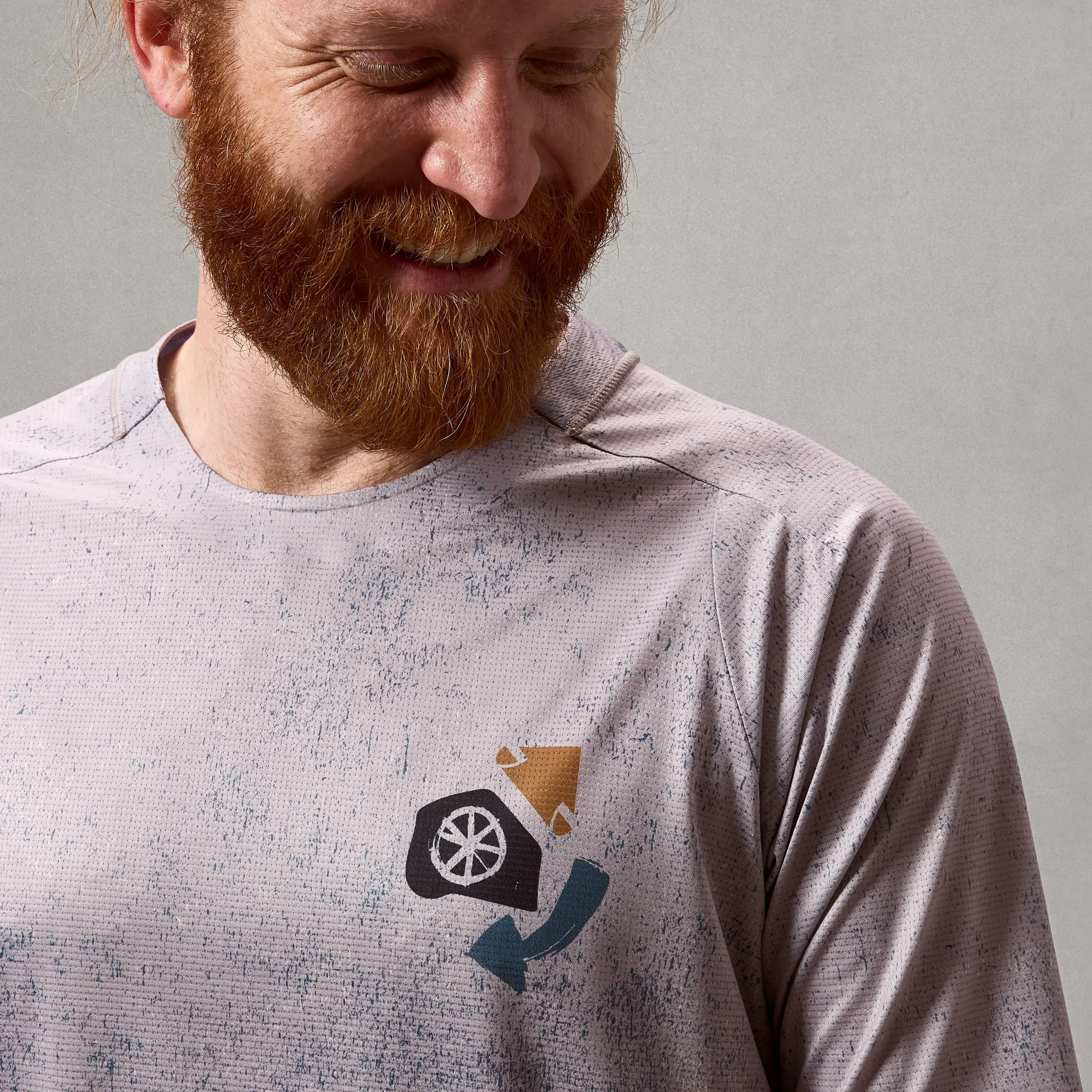 Men's SingleTrack S/S Print Tee